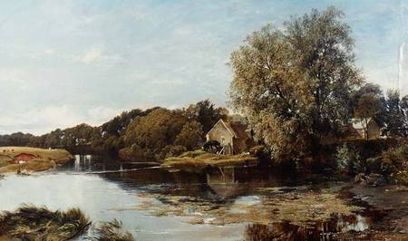 At Milton Mill, on the River Irvine a Horatio McCulloch