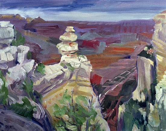 Famous Rock, Grand Canyon, 2000 (oil on canvas)  a Howard  Ganz