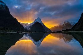 Milford Sound sunset