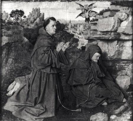 St. Francis Receiving the Stigmata a Hubert & Jan van Eyck
