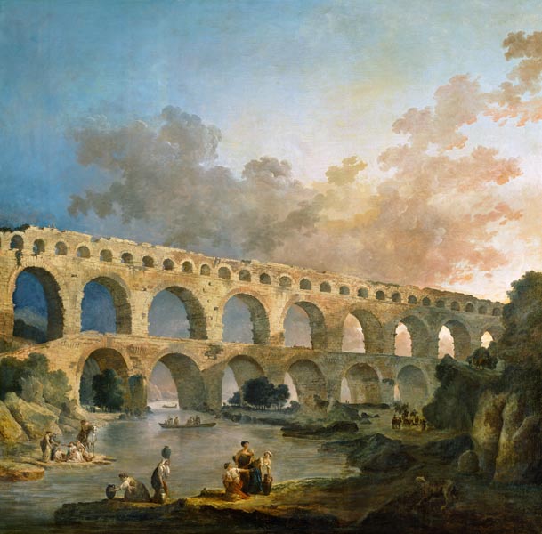 This one Pont you-Gard. a Hubert Robert