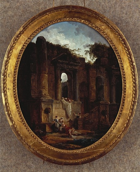 Landscape with Ruins a Hubert Robert