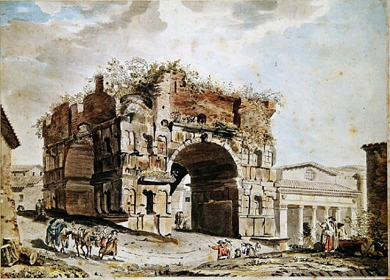 Roman Ruins a Hubert Robert