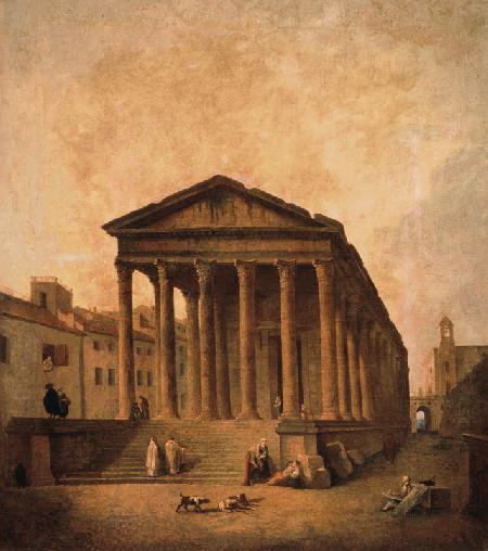 Das Maison carrée in Nimes