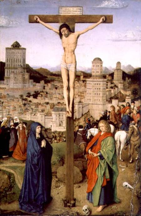 The Crucifixion a Hubert van Eyck