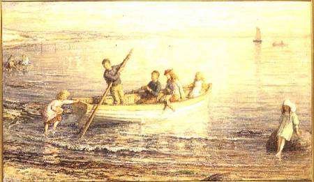 Children Boating a Hugh Cameron