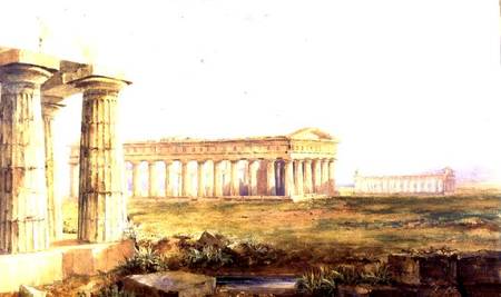 The Temples at Paestum a Hugh William Williams