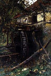 At the old water-mill a Hugo Mühlig