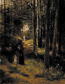 Walk in the woods. a Hugo Mühlig