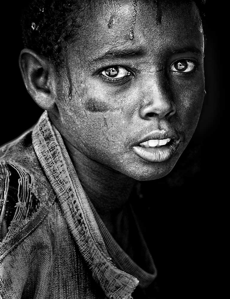 Ethiopian Eyes BW a Husain Alfraid