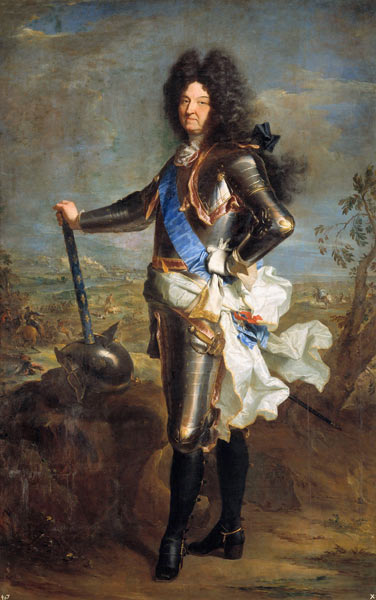 Ludwig XIV., King of France a Hyacinthe Rigaud
