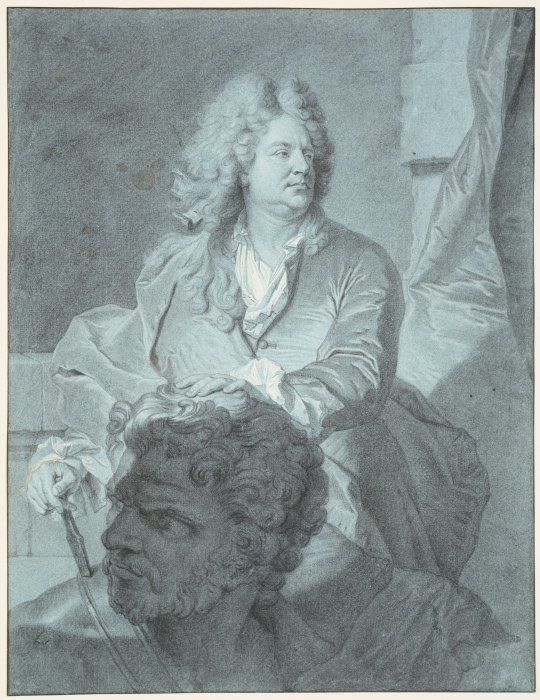 Portrait des Bildhauers Martin van den Bogaert, gen. Desjardins a Hyacinthe Rigaud