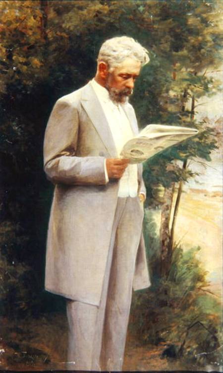 Portrait of the author Nikolay G. Garin (1852-1906) a I Pass