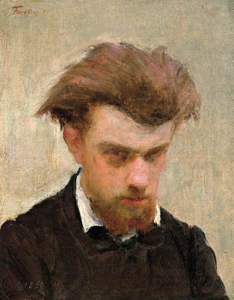 Self portrait as a young man a Ignace Henri Jean Fantin-Latour