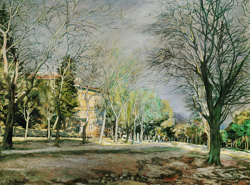 Landschaft beim Escorial a Ignazio Zuloaga