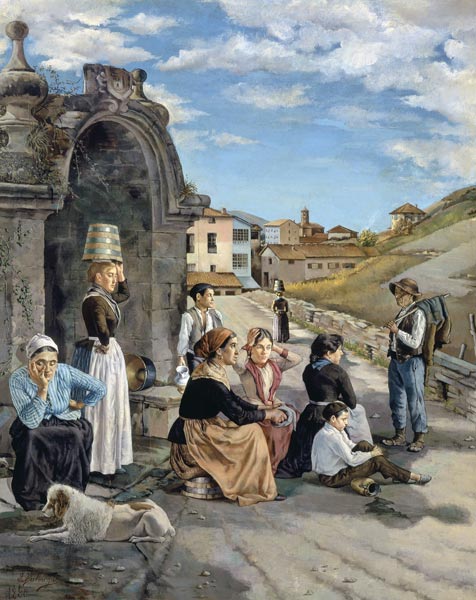 The Spring of Eibar a Ignazio Zuloaga