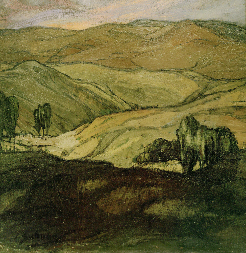 Landschaft in Aragon a Ignazio Zuloaga