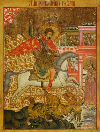 Saint Georg a Icona (russa)