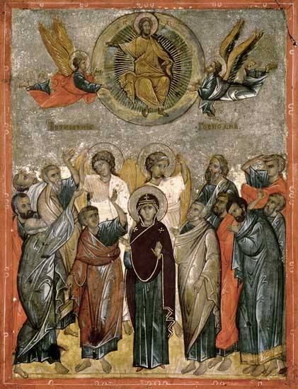 The Ascension Day Christi. a Icona (russa)