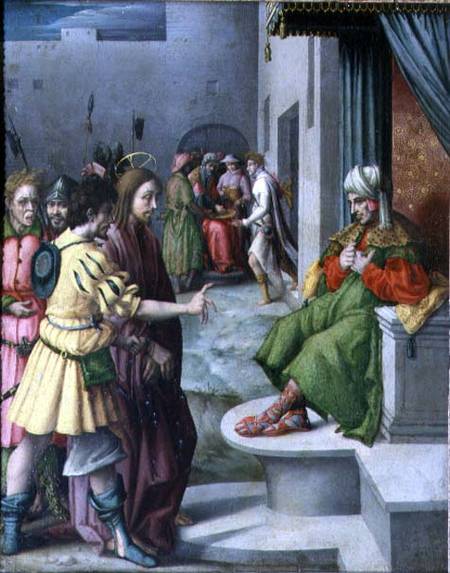 Christ in Front of Caiaphas a Il Bacchiacca