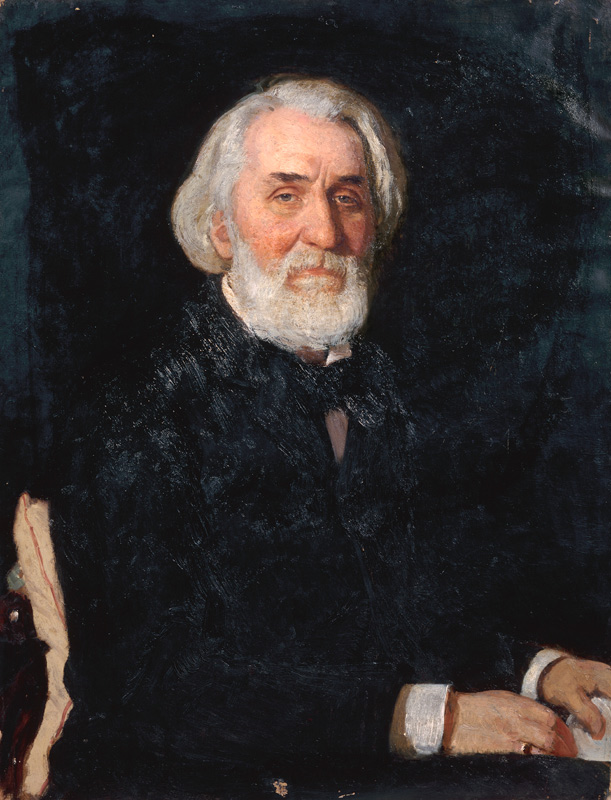 Portrait of Ivan S. Turgenev (1818-83) a Ilja Efimowitsch Repin