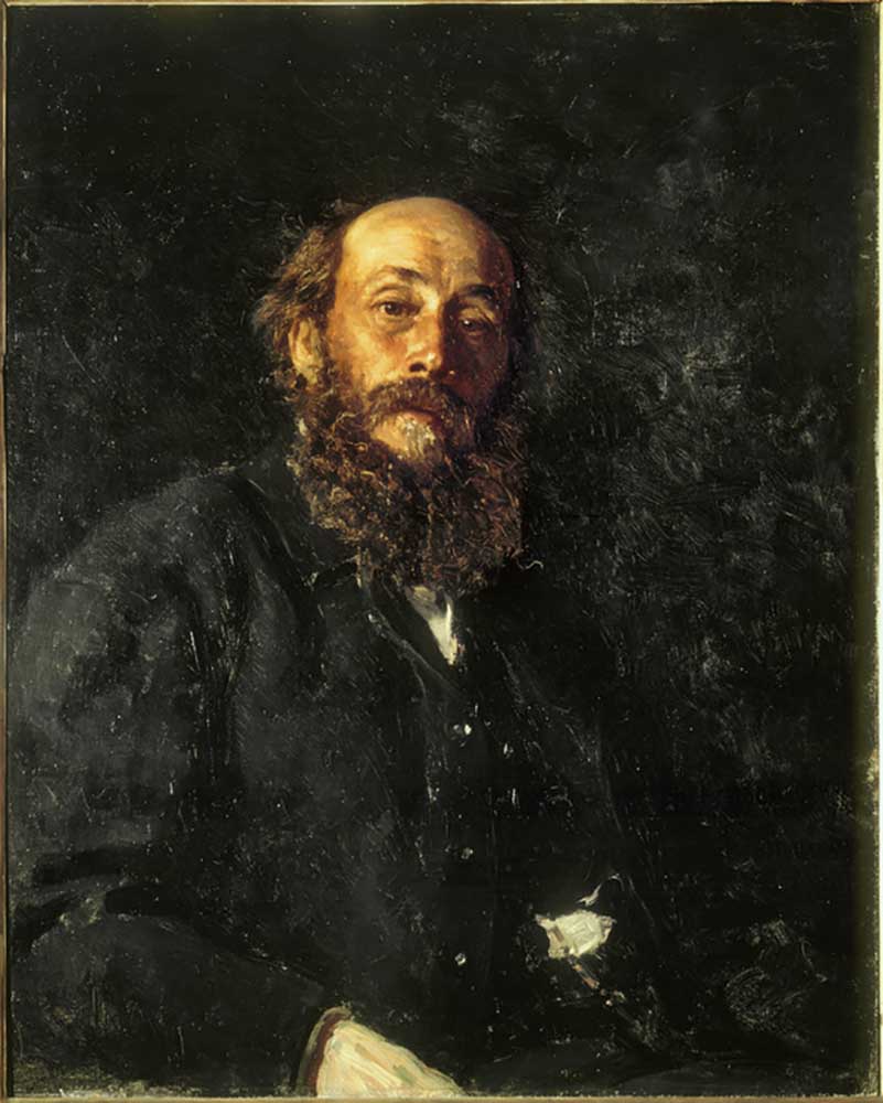 Portrait of the painter Nikolai Gay a Ilja Efimowitsch Repin