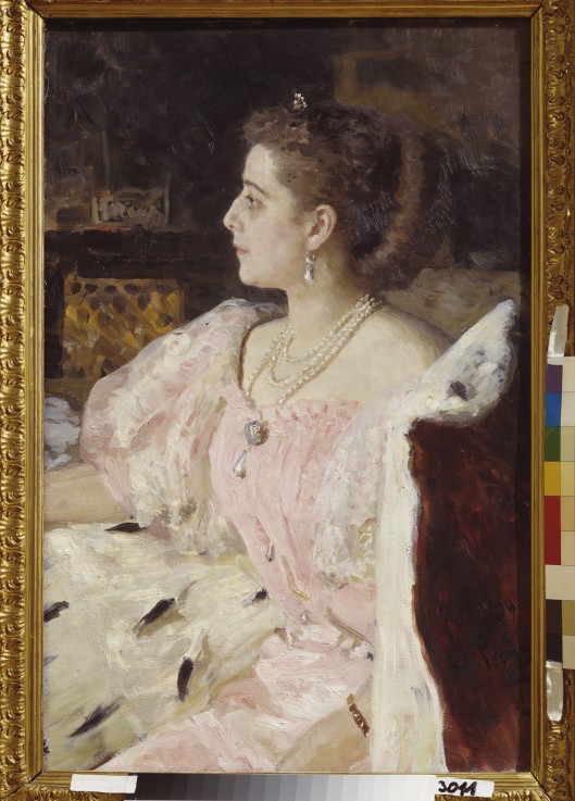 Portrait of Countess Nitalia Golovina a Ilja Efimowitsch Repin