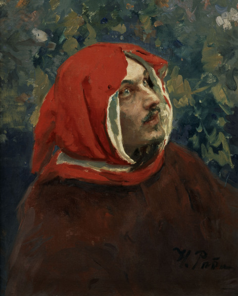 Dante Alighieri/ Painting by Repin a Ilja Efimowitsch Repin