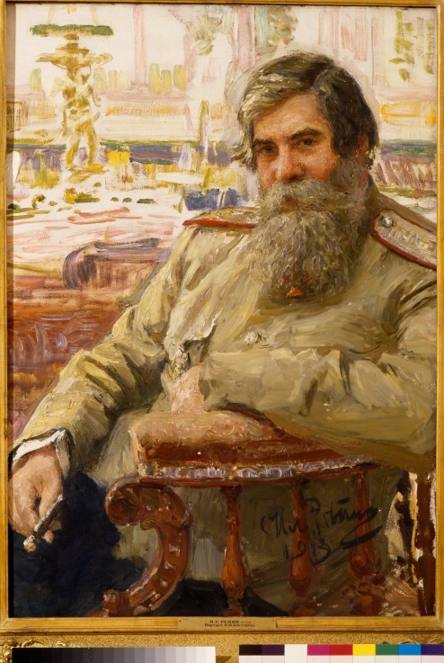 Portrait of the neurophysiologist and psychiatrist Vladimir Bekhterev (1857-1927) a Ilja Efimowitsch Repin