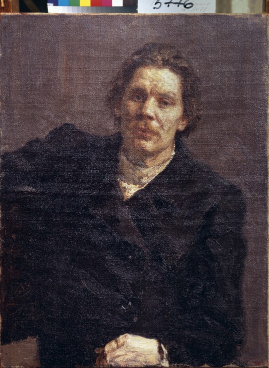 Portrait of the author Maxim Gorky (1868-1939) a Ilja Efimowitsch Repin