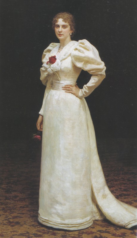 Portrait of Lyudmila Petrovna Steinheil a Ilja Efimowitsch Repin