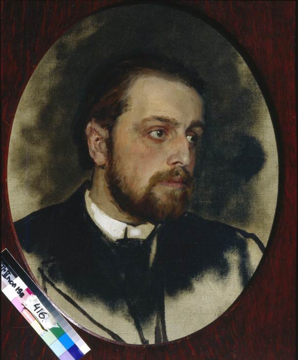Portrait of Vladimir Grigorievich Chertkov, writer and secretary of Leo Tolstoy a Ilja Efimowitsch Repin