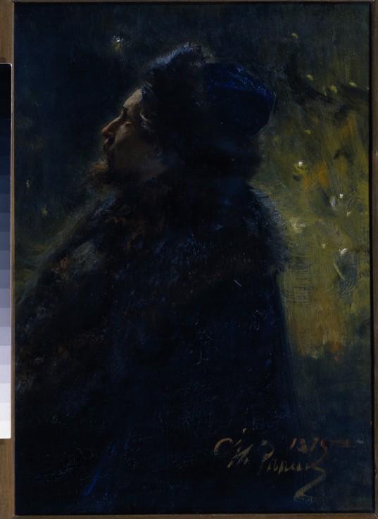 Sadko. Portrait of the artist Viktor Vasnetsov (1848-1926) a Ilja Efimowitsch Repin