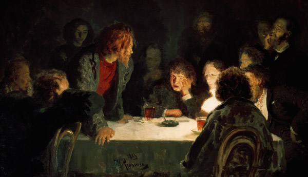 Secret Meeting / Repin / 1883 a Ilja Efimowitsch Repin
