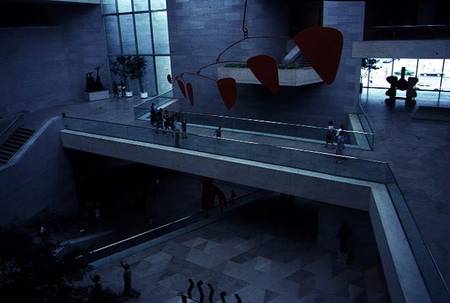Interior of the East Wing Extension, designed a I.M.  Pei