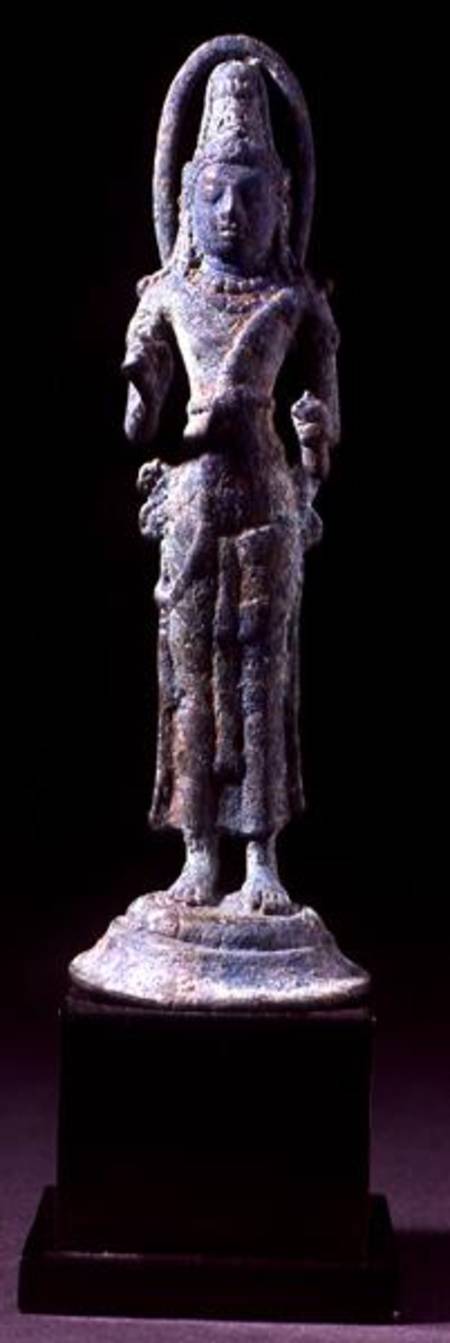 Avalokitesvara figure, Central Asian a Scuola indiana