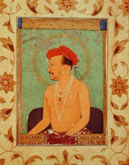 Emperor Jahangir (1569-1627) a Scuola indiana