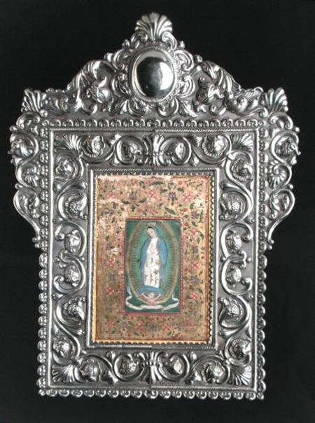 Miniature of The Virgin of Guadalupe a Scuola indiana
