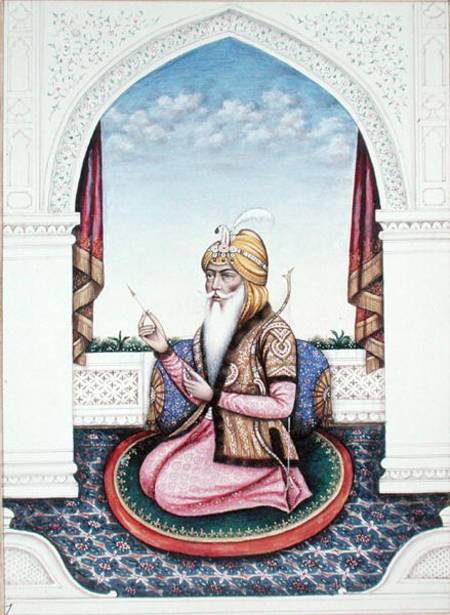 Ranjit Singh (1780-1839) Maharajah of the Punjab (pencil a Scuola indiana