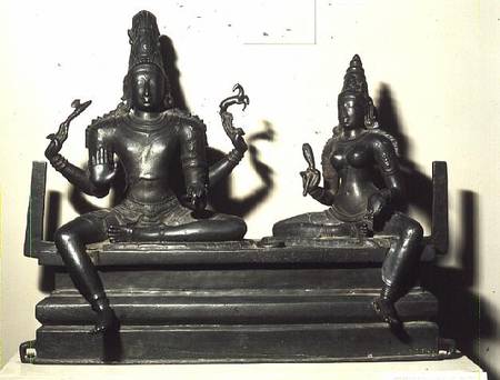 Shiva and Parvati, Chola Dynasty a Scuola indiana