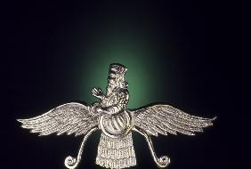 Faravahar, Zoroastrian parsi symbol (metal) 