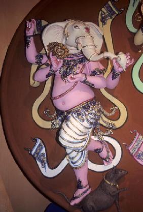 Idol of the Elephant headed god Ganesh (plaster) 