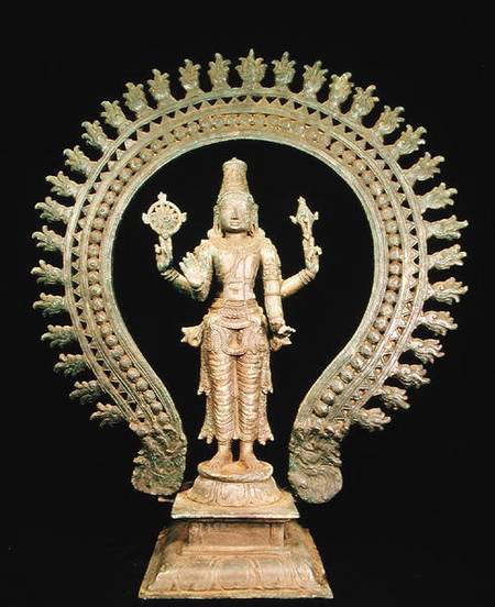 Vishnu, Late Chola a Scuola indiana