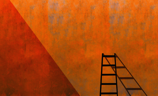 A ladder and its shadow a Inge Schuster