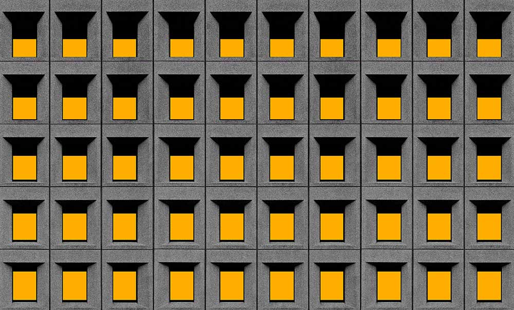 Yellow squares a Inge Schuster
