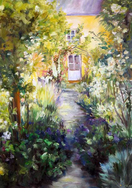 Garten und Tür a Ingeborg Kuhn