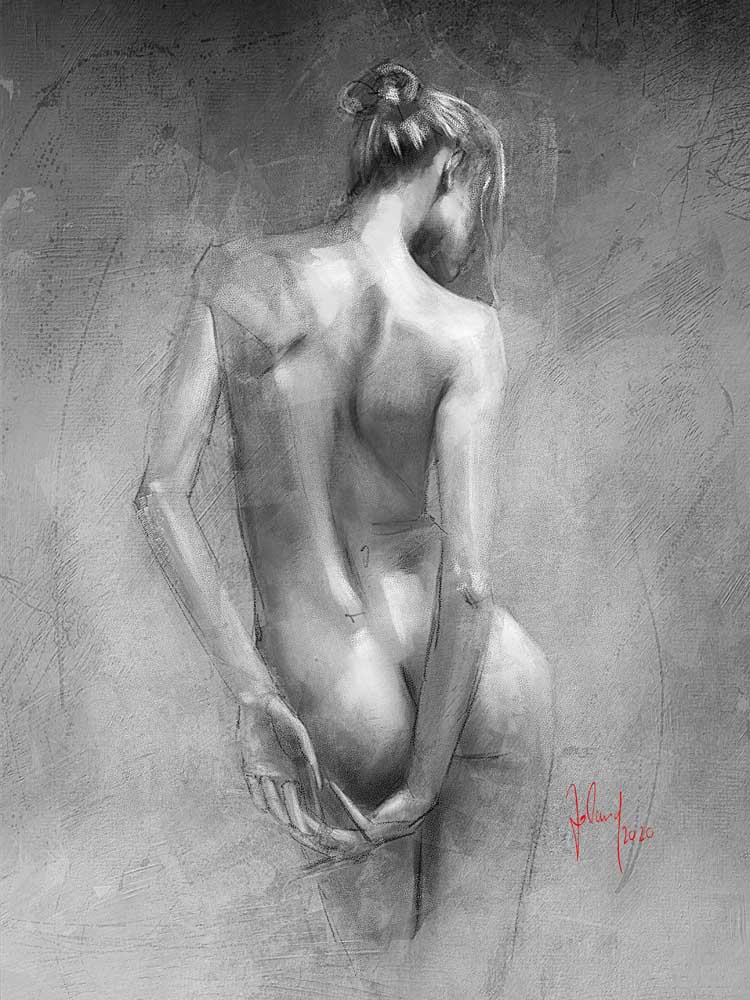 Nude study 3 a Georg Ireland