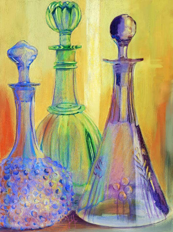 color composition with glass a Georg Ireland