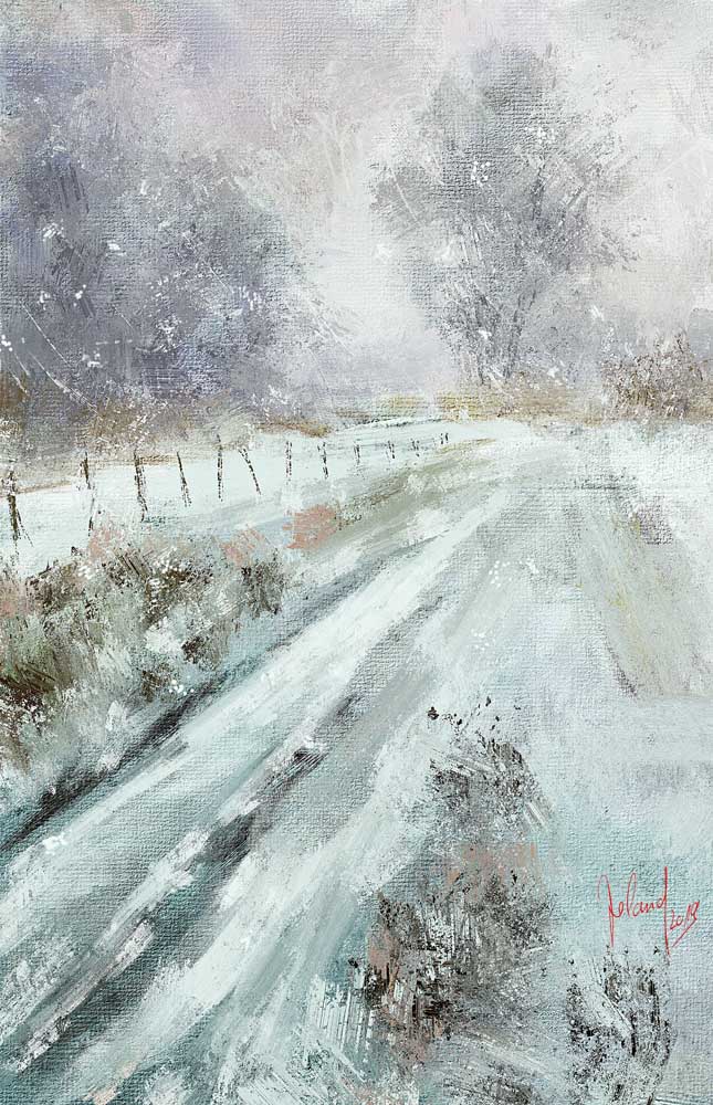 The trio in the snowstorm a Georg Ireland