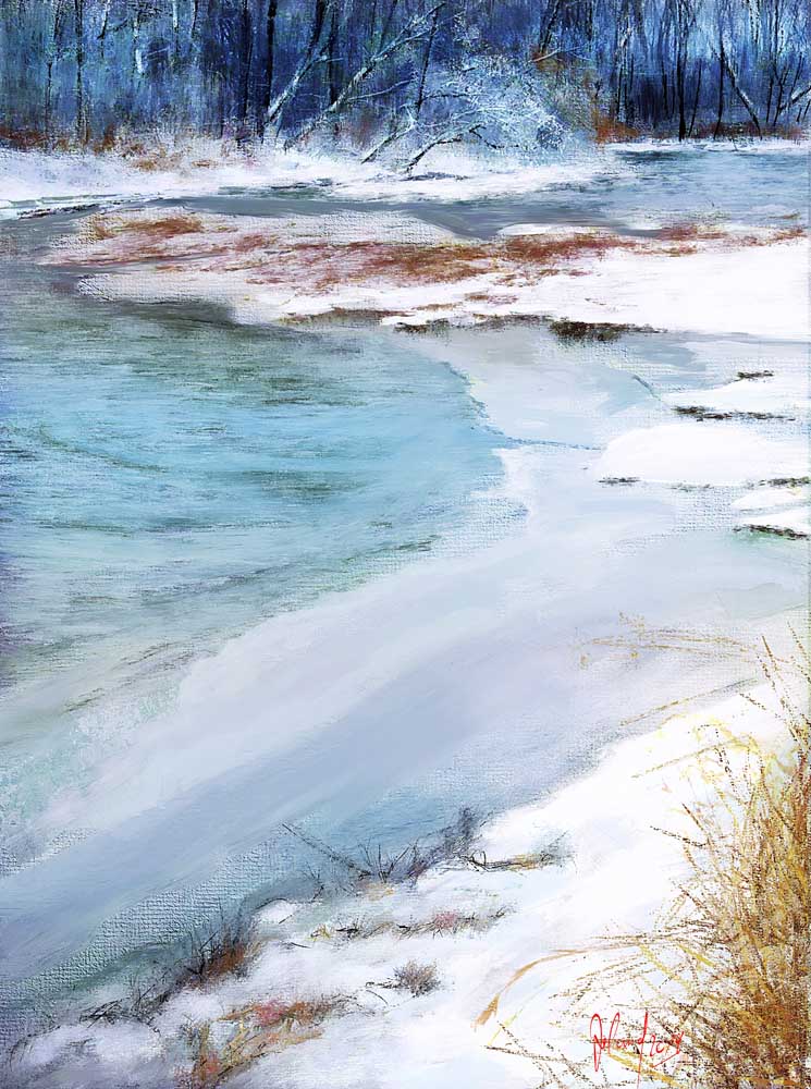 Icy landscape a Georg Ireland